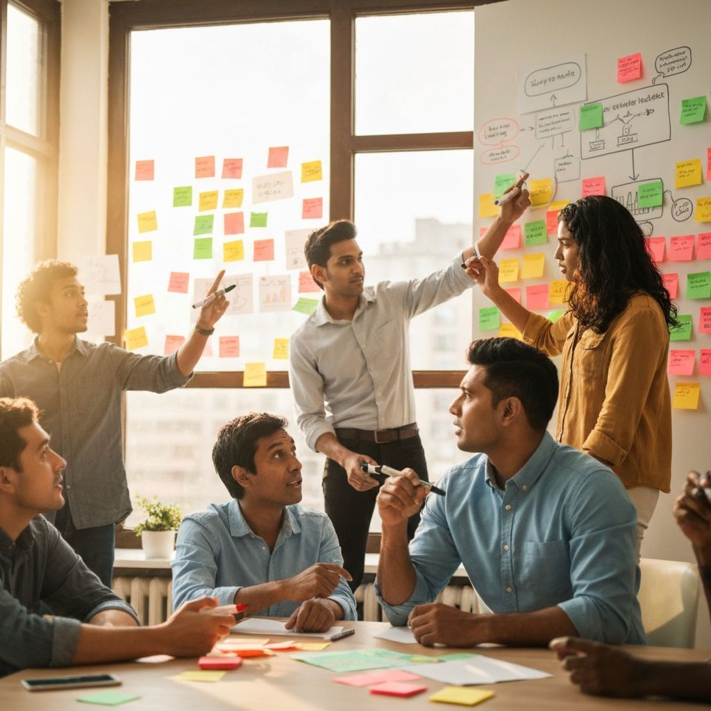 تقنيات العصف الذهني الإبداعي